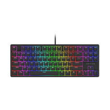 Игровая проводная клавиатура HATOR Rockfall 2 Mecha TKL orange HTK-520 Black
