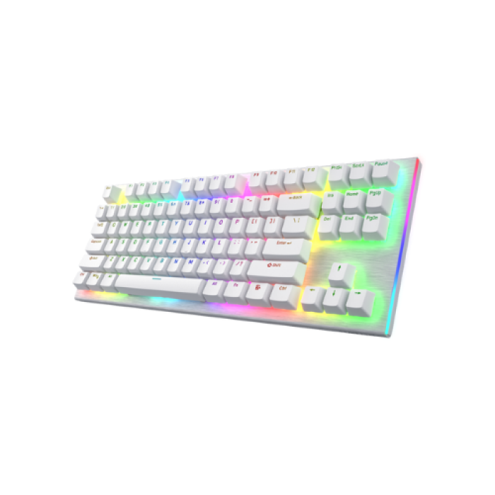 Игровая проводная клавиатура HATOR Gravity X TKL orange HTK551UA White
