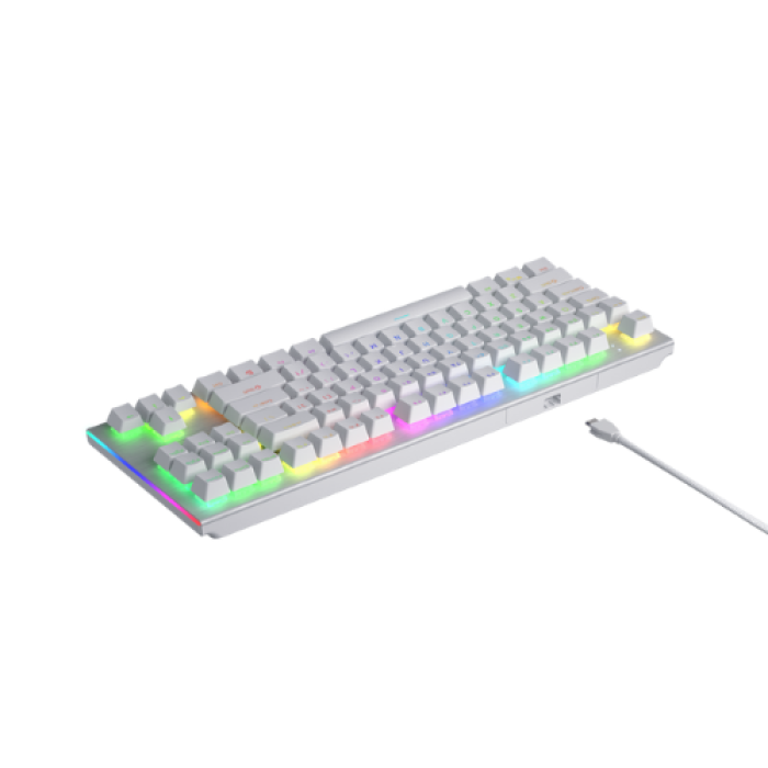 Игровая проводная клавиатура HATOR Gravity X TKL orange HTK551UA White