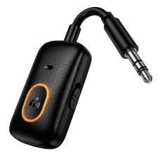 Аудіоадаптер HOCO E151 AUX / BT5.4 Black