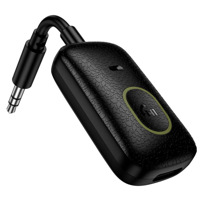 Аудіоадаптер HOCO E151 AUX / BT5.4 Black