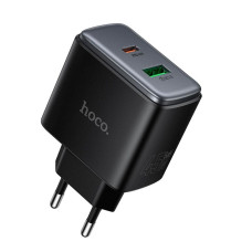 Мережевий зарядний пристрій Hoco C158A 45W Black