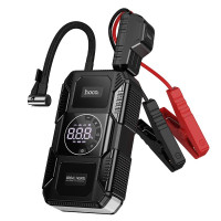 Пусковий пристрій та насос Hoco QS6 8000 мАг, 800A, 10 bar Black