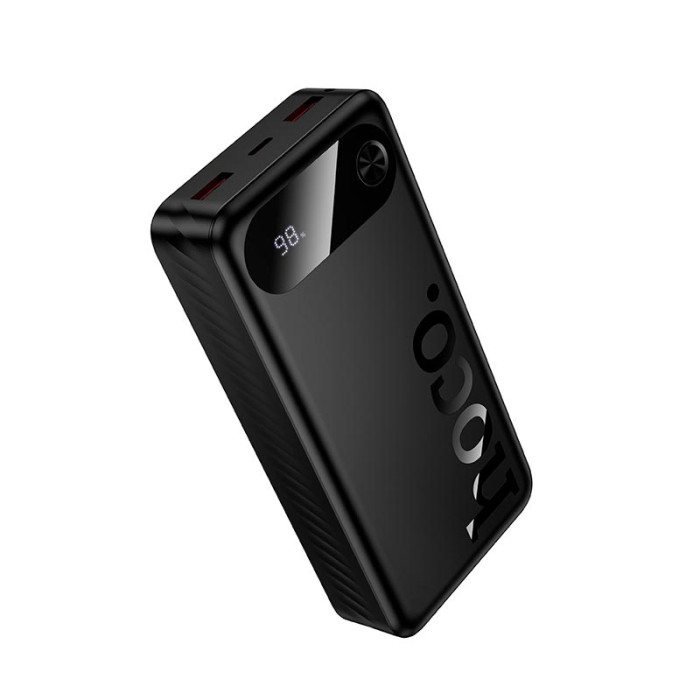 Повербанк HOCO J154A 20000mAh, Type-C / 2 х USB / 22.5W / 3A, Black