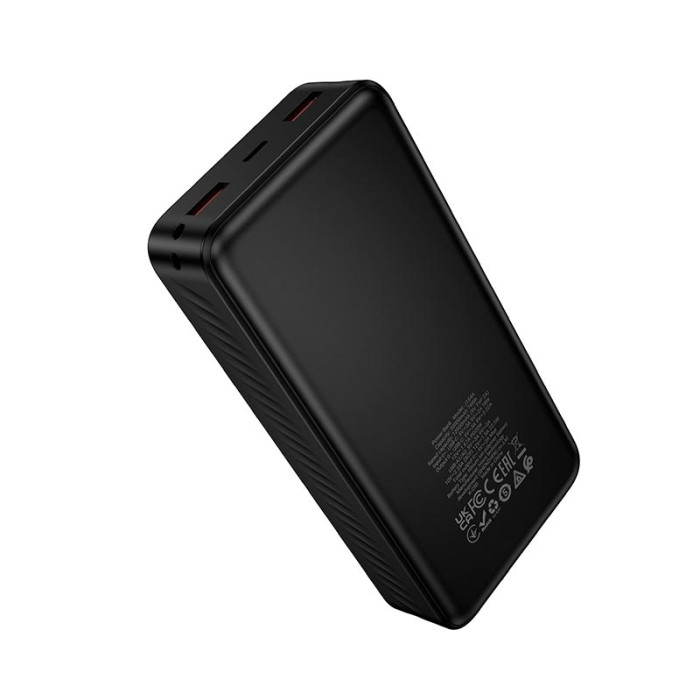 Повербанк HOCO J154A 20000mAh, Type-C / 2 х USB / 22.5W / 3A, Black