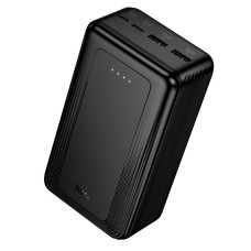 Повербанк HOCO J165B 30000mAh, Type-C / 2 х USB / Micro USB / 2A, Black