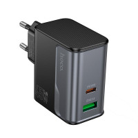 Мережевий зарядний пристрій Hoco CS74A 45W Black