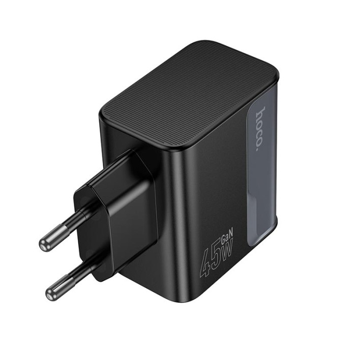 Мережевий зарядний пристрій Hoco CS74A 45W Black