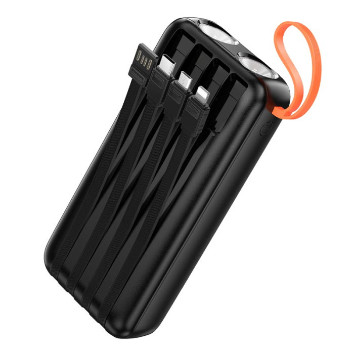 Повербанк Hoco J151A 20000mAh, Type-C / Lightning / USB / Micro USB / 10W / 2A Black