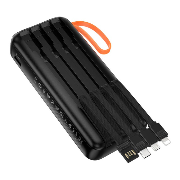 Повербанк Hoco J151A 20000mAh, Type-C / Lightning / USB / Micro USB / 10W / 2A Black