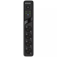 Мережевий фільтр Proove Power Strip P-04  4x220V / 4хUSB / 2хType-C / 2500W 3 м, Black