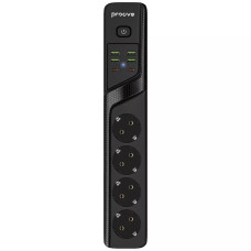 Мережевий фільтр Proove Power Strip P-04  4x220V / 4хUSB / 2хType-C / 2500W 3 м, Black