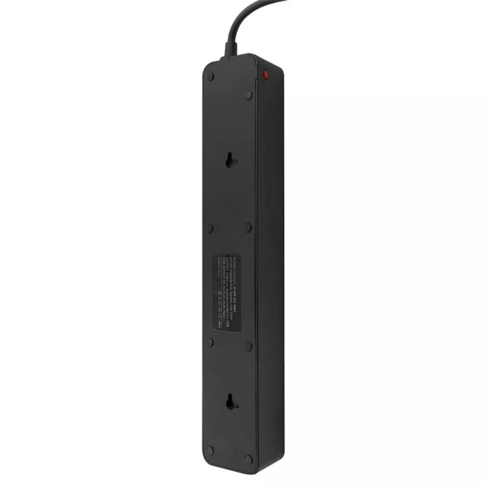 Мережевий фільтр Proove Power Strip P-04  4x220V / 4хUSB / 2хType-C / 2500W 3 м, Black