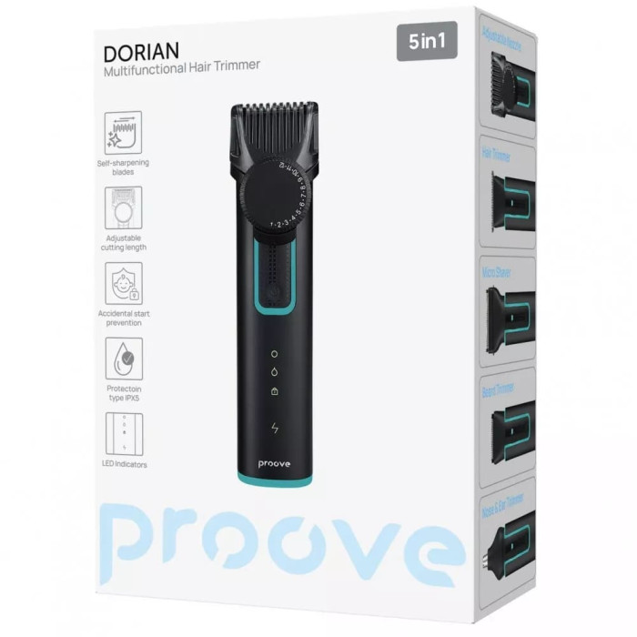 Универсальный триммер 5 в 1 Proove Dorian Black