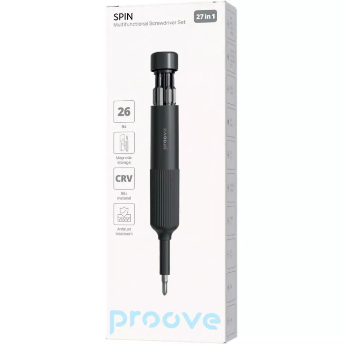 Набір викруток Proove Spin 27 в 1 Grеy