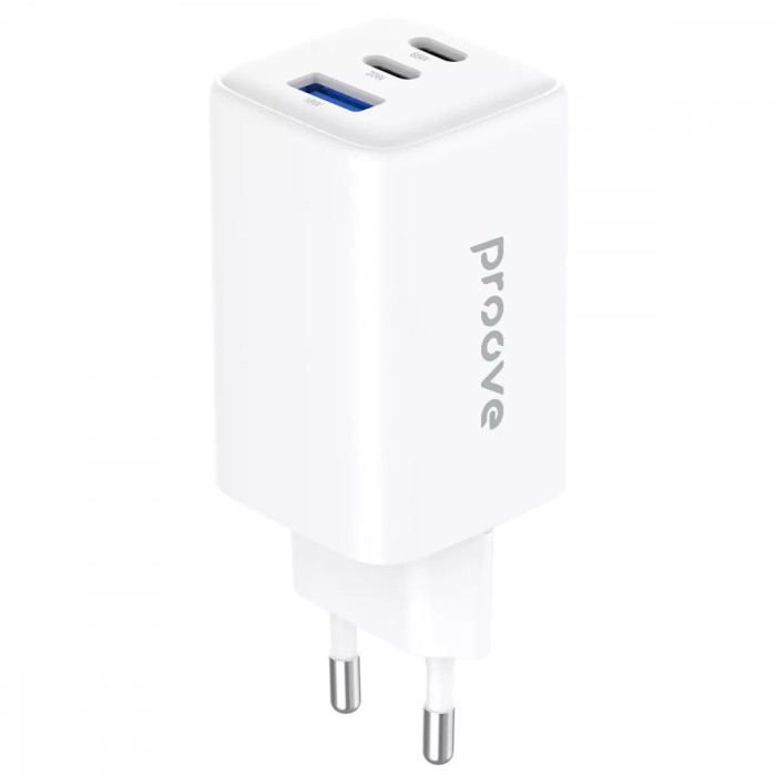 Мережевий зарядний пристрій Proove Pocket GaN 65W White 