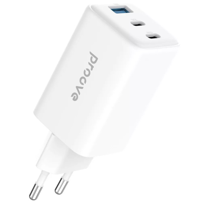 Мережевий зарядний пристрій Proove Pocket GaN 65W White 