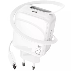 Мережевий зарядний пристрій Proove Fixtape GaN 65W White
