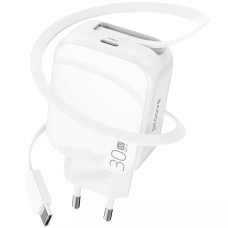 Мережевий зарядний пристрій Proove Fixtape GaN 30W White