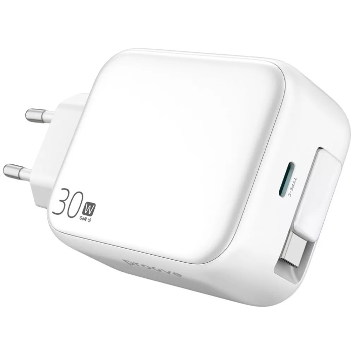 Мережевий зарядний пристрій Proove Fixtape GaN 30W White