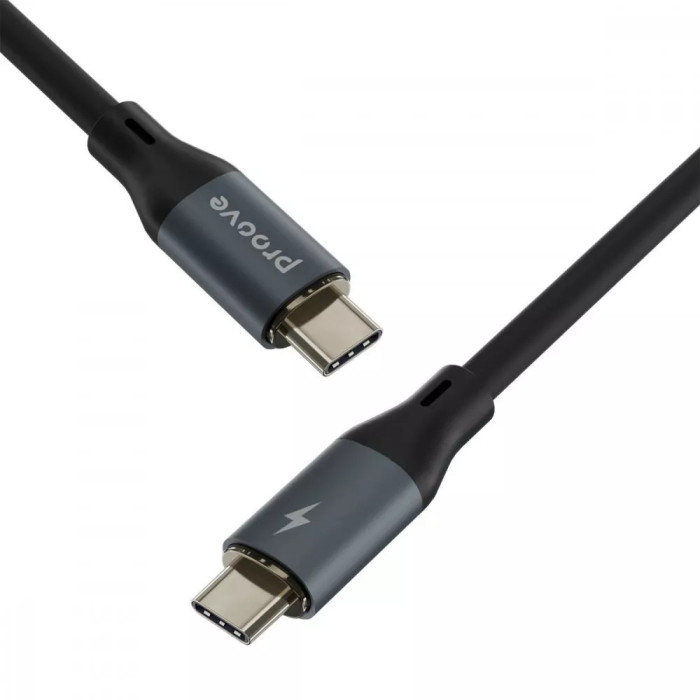 Кабель Proove PowerFull Type-C to Type-C 100W 1.5 m Black