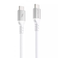 Кабель Proove ReGen Silicone Type-C to Type-C 60W 2 m White