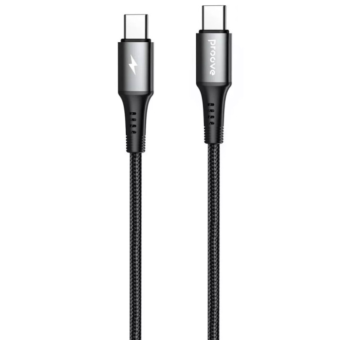 Кабель Proove WireX Type-C to Type-C 60W 2 m Black