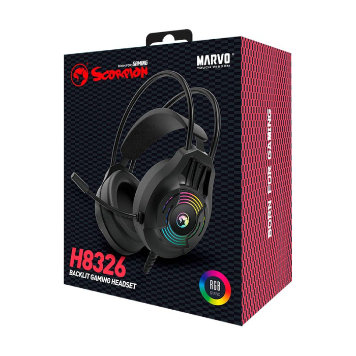 Накладні ігрові навушники MARVO H8326 Black