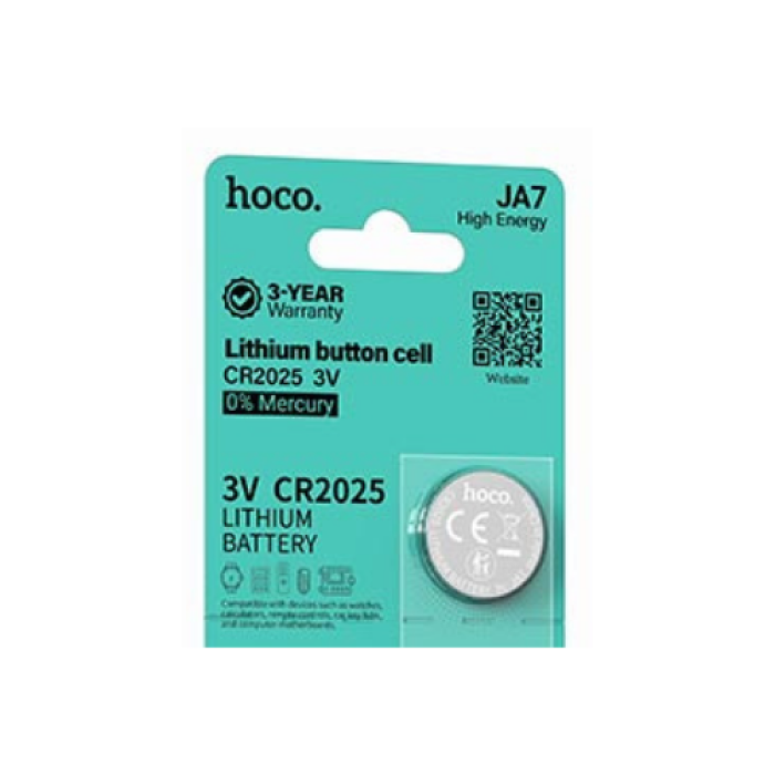 Батарейка 1 шт HOCO JA7 CR2025 Silver