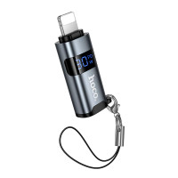 Перехідник HOCO UA44 Lightning to Type-C 30W Grey