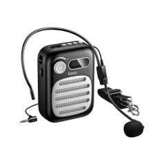 Гучномовець з мікрофоном HOCO L23 BT5.4 TF / USB / AUX, 5 год Black